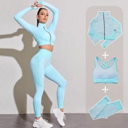 Femmes sans couture Yoga Gym costumes de sport Fitness entraînement vêtements de course vêtements de