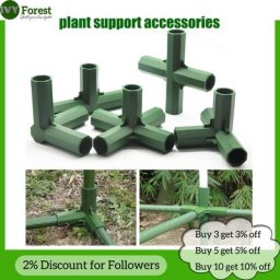 Cadre de jardinage en plastique connecteurs d'angle de bordure piquets de plantes Joint de tuyau