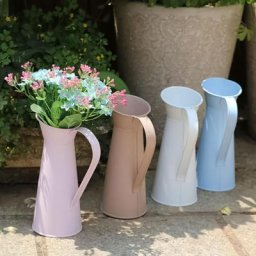 Vase à Fleurs Vintage Nordique Durable Récipient observateur Anti-ALD Pichet en Fer en Forme de