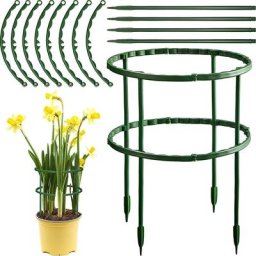 Support en plastique pour plantes 4/6 pièces support pour fleurs serre dernier support pour