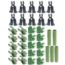 Clips en plastique de jardin support de plante connecteur de type A support rapide ensemble de