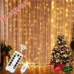 Guirxiété Lumineuse Glaçon Rideau LED Lumières de Noël Décoration Extérieure Maison Mariage ix