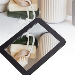 Miroir décoratif portable en verre lisse pour congélateur Psychde gym