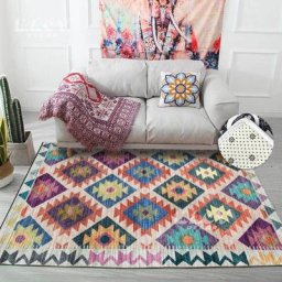 tapis chambre enfant Tapis nordique moderne Style ethnique Style marocain pour salon canapé