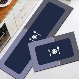 Tapis de Sol Antidérapant à Motif de Dessin Animé Polymère de Cuisine Long Couloir Lea Polymères