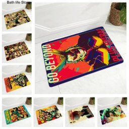 My foreAcademia-Tapis de Sol Antidérapant en Glutnel Doux Polymères de Porte Décor de Dessin