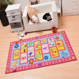 TDPCarpet pour salon tapis amusant fabriqué en polyester imperméable porche jeune extérieur