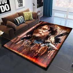 Tapis de sol antidérapant ""The Walking Dead"" décoration pour La maison le salon La Table le