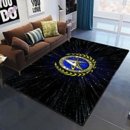 Tapis antidérapant Star T-Trek tapisserie bohème décoration d'intérieur canapé table coussin de