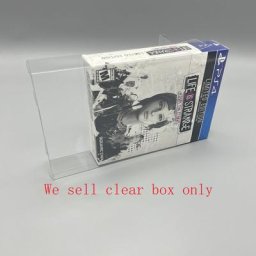 Boîte transparente en plastique pour cartes de jeu PS4 protection pour animaux de compagnie