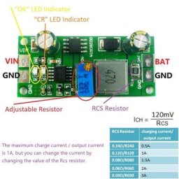 Carte de charge pour batterie au lithium alimentation DD28CRTA l'autorisation 3.7-18.5V batteries