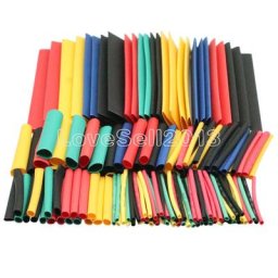 Ensemble de tubes à gaine isolée thermorétractables en polyoléfine 164 pièces