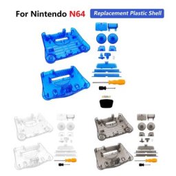Coque de remplacement en plastique translucide pour Nintendo N64 boîtier Transparent pour Console