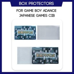 Boîte de protection en plastique transparent sur mesure pour Game Boy Advance boîtier pour