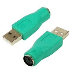 Adaptateur convertisseur USB mâle vers PS/2 femelle pour PC clavier et souris d'ordinateur
