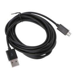Câble d'alimentation de chargement Micro USB pour contrôleurs de PS4 1 pièce 3 mètres de Long