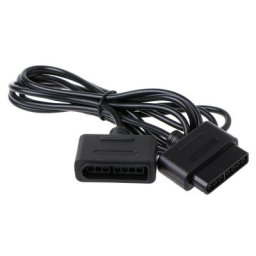 Câble d'extension noir pour manette de jeu 1.8m compatible avec la Mini manette classique SNES