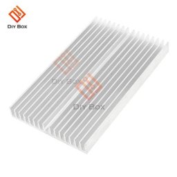 Dissipateur thermique en argent pour soudure 100x60x10mm nouveauté