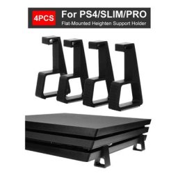 Pieds de refroidissement pour Console Playstation 4 Slim Pro 4 pièces support Horizontal pour