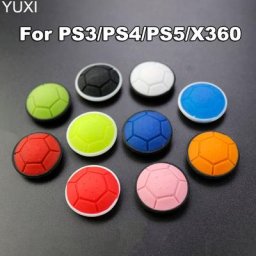 YUghts-Juste de manette de football en silicone souple capuchon de poignée de pouce étui de