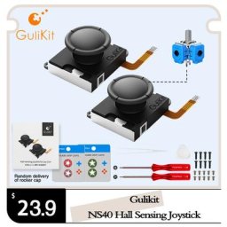 Gulikit-Joystick à détection Hall NS40 remplacement PomerCon pas de dérive anciers