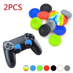 Capuchon en caoutchouc souple et silicone pour manette Sony PS2/3/4 XBOX 36E 2 pièces