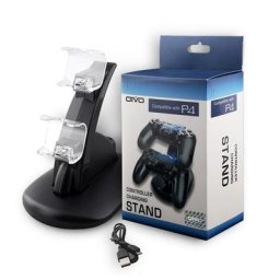 Support de chargeur filaire double USB 2 en 1 support de Recharge pour PS4 avec lumière bleue