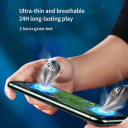 Gants de jeu pour le bout des doigts pour joueurs Anti-transpiration antidérapants écran