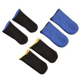 Manchons de doigts pour jeux vidéo en Fiber de carbone antidérapants pour téléphone portable