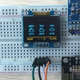 Kit de station météo Esp8266 avec capteur de lumière de pression atmosphérique température et