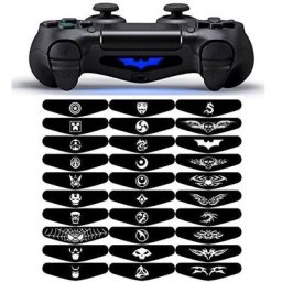 FZQWEG-Autocollant coloré pour manette de PS4 PlayStation 4 30 pièces/lot