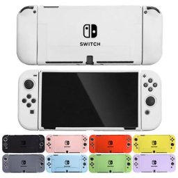 Coque souple en silicone TPU pour console de jeu Nintendo Switch OLED étui pour documents bonbons