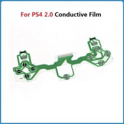 Lot de 10 boutons de manette de jeu avec Film conducteur 2.0 pour PS4 Playstation 4 2.0