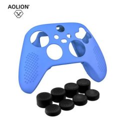 AOLION – coque de protection antidérapante en Gel de Silicone avec capuchons de Joystick pour