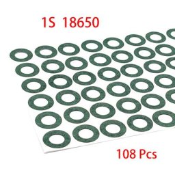 Joint d'isolation de batterie Li-ion 1S 6S 18650 32650 papier d'orge colle isolante de cellule