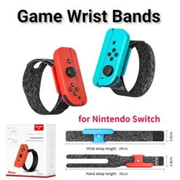 Sangles de poignet élastiques réglables pour Nintendo Switch sangles de rotation à 360 °