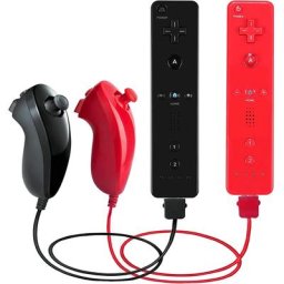 Manette de jeu sans fil Nintendo Wii Compatible à distance contrôleur Nunchuck télécommande