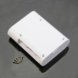 Boîtier en plastique ABS Raspberry Pi 2 modèle B & Pi B + avec vis de couverture