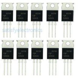 MOSFET à canal N d'origine FQP50N06 TO220 RFP50N06 50A 600V TO-220 Nouveau 5 pièces