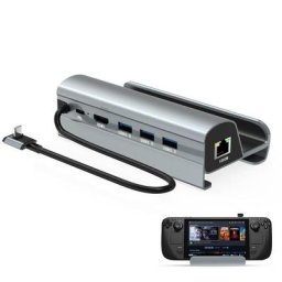 Station d'accueil multifonction Usb 3.0 6 en 1 Base pour Console de jeu Steam Deck téléphones