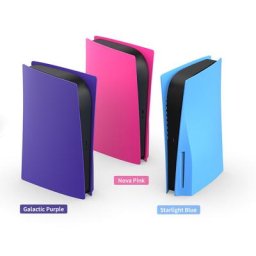 Plaque de remplacement pour édition de disque PS5 version disque Playstation 5 rose doré étui