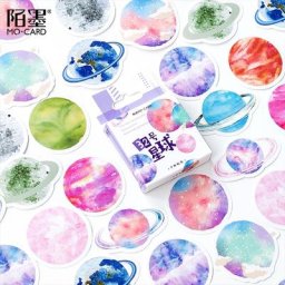 Autocollant décoratif planète amusant étiquette autocollante Scrapbooking pour Journal intime