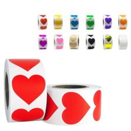 Autocollant mignon en forme de cœur pour scrapbooking sceau attro amour emballage cadeau