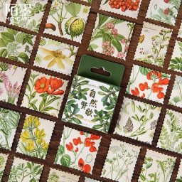 Autocollants décoratifs naturels HyStylish adhésifs bricolage décoration journal papeterie