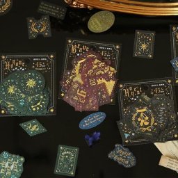 Étiquettes autocollantes thème quatre collèges poudlard étiquette de papeterie Scrapbooking