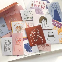 Autocollants dessin animé planificateur étiquette Scrapbooking accessoires pour Journal poubelle