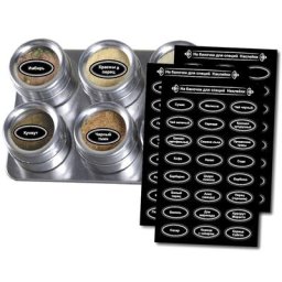 Autocollants imperméables auto-adhésifs pour pots de cuisine organisateur de garde-manger tableau