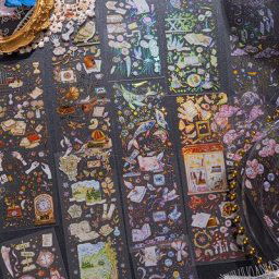 Autocollants décoratifs en Pvc de la série Magic romantique étiquette de matériel de Scrapbooking