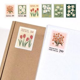 Autocollants adhésifs en forme de timbre attro sceau de cuisson de fleurs anniversaire Chamonix