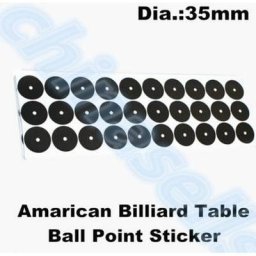 Autocollant de localisation de boule de billard blanc point de billard table 35mm 30 pièces